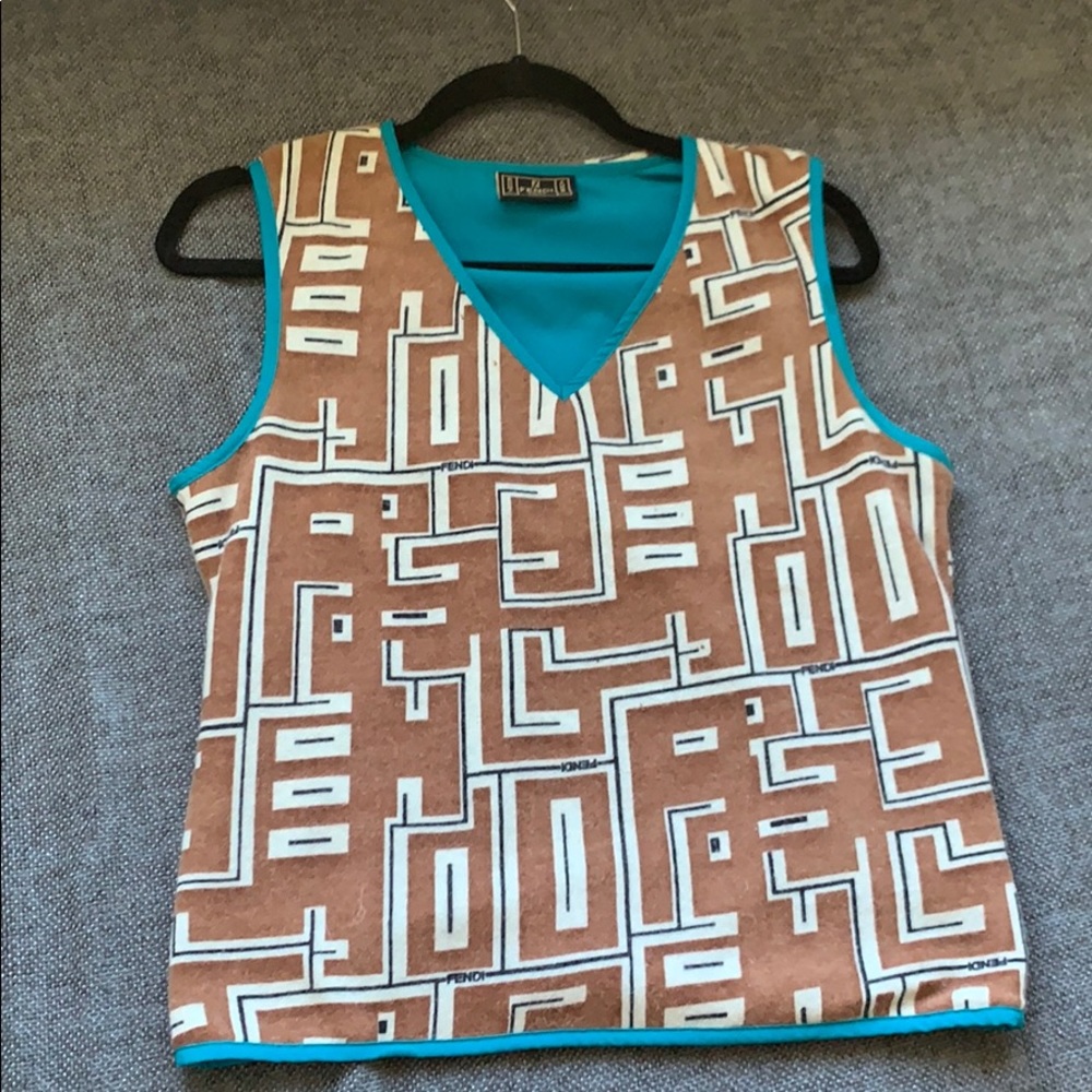 Authentic Fendi top purchased in Italy